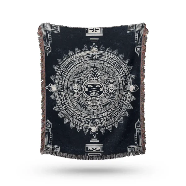 Inca Tribal Woven Blanket - Cotton Throw and Tapestry