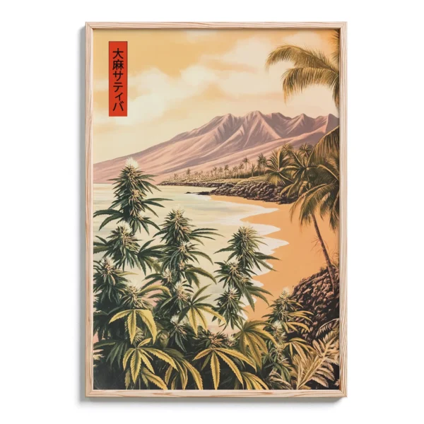 Californian Hemp Wall Art - DopeTraveler Poster