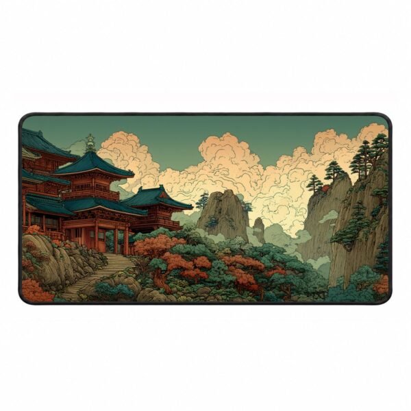 Fantasy Temple in the Mountains of Kyoto – DopeTraveler Deskmat