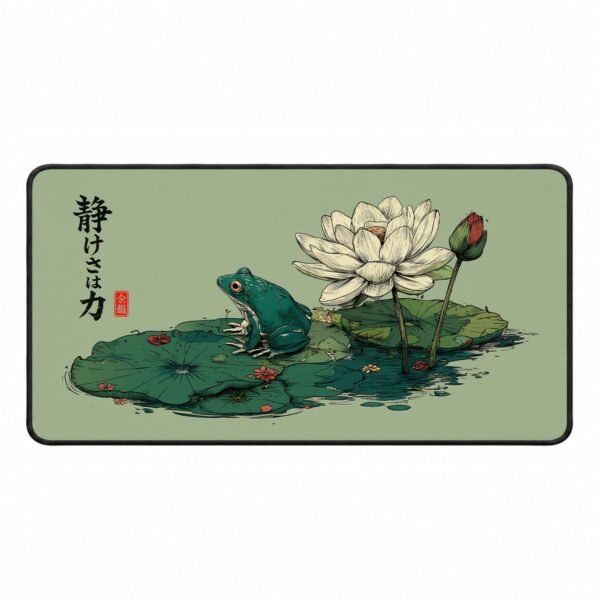 Sit With It, Wise Frog – DopeTraveler Deskmat